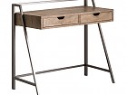 Mesa escritorio industrial madera y hierro