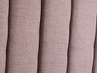 Cabecero tapizado de algodón gris