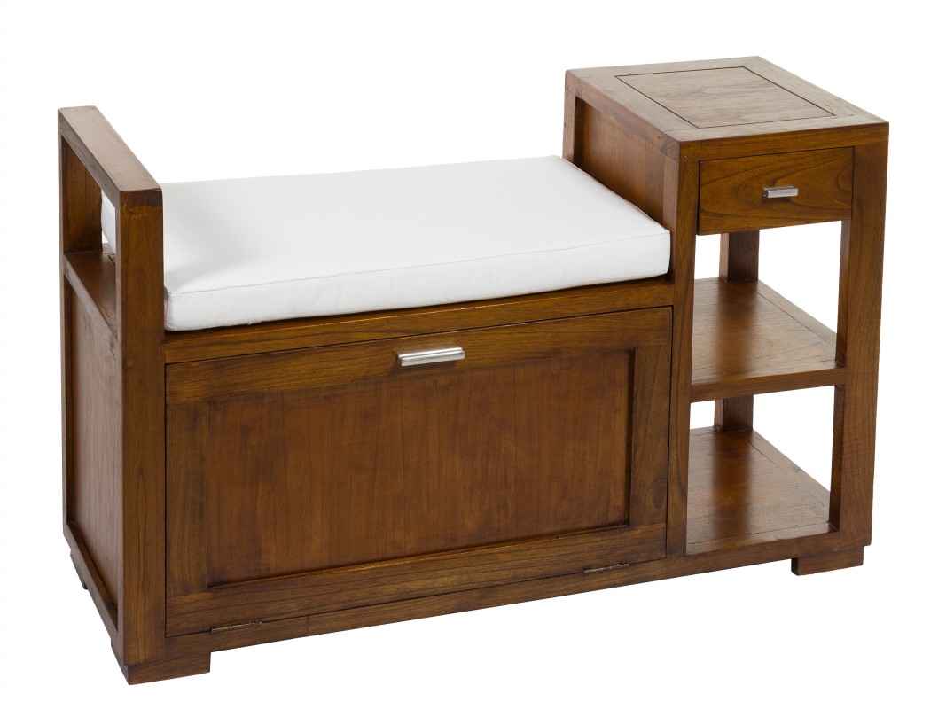 Caja de almacenamiento de baúl blanco de madera tallada india, muebles de  dormitorio para el hogar, mesa de centro de baúl, muebles de baúl de  decoración de dormitorio de cabecera 