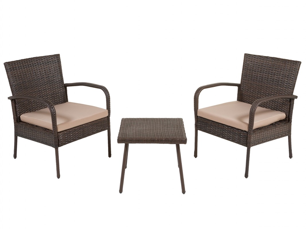 Mesa y 2 sillas para Terraza y Jardín