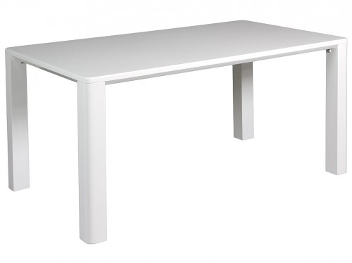 Mesa comedor blanca de estilo moderno de DM lacado