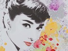 Cuadro retrato Audrey Hepburn