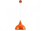 Lámpara de techo colgante naranja estilo retro