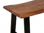 Banco madera de Acacia 160cm patas metal angulares