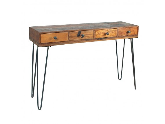 4 patas inclinadas para muebles de madera, estilo retro, patas de sofá, de  banco, de mesa con bases de metal.