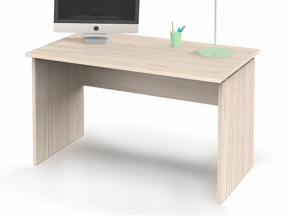 Mesa escritorio grande moderno nórdico de melanina 155x68cm