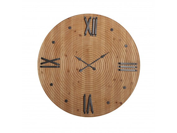 Reloj grande de madera vintage 120cm